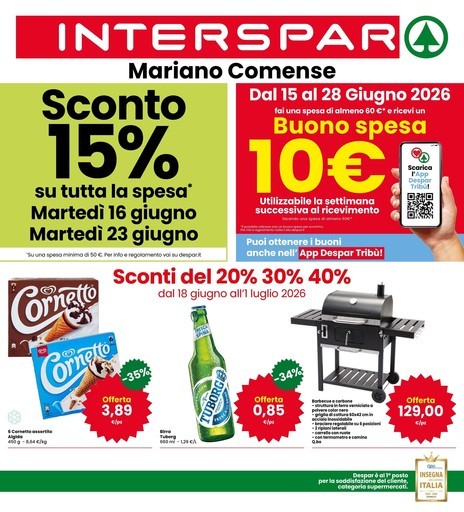 Interspar - Sconti del 20%30%40%