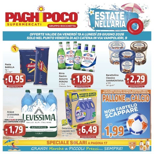Volantino Paghi Poco