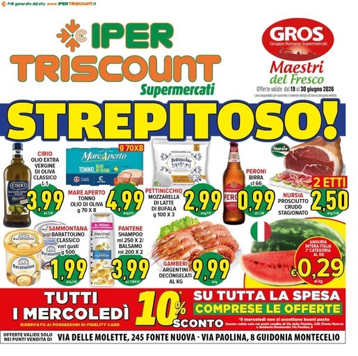 Volantino Ipertriscount
