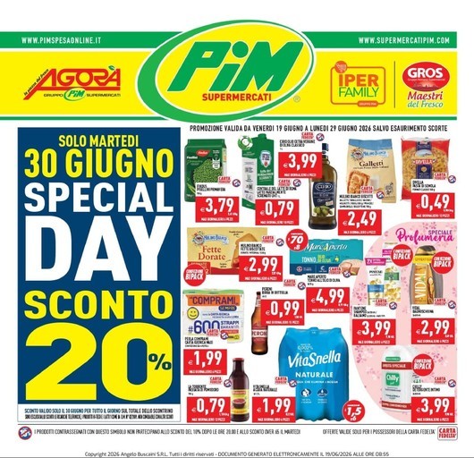 Volantino Pim