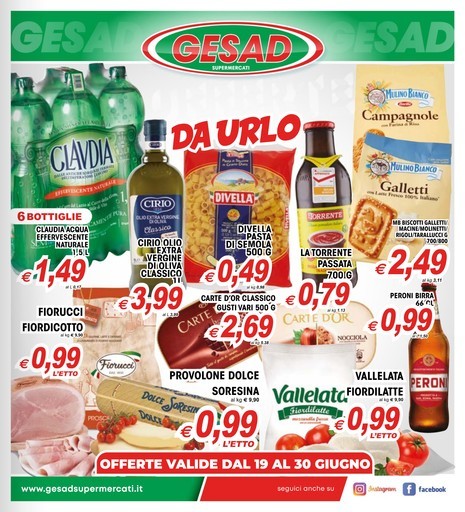 Volantino Gesad Supermercati