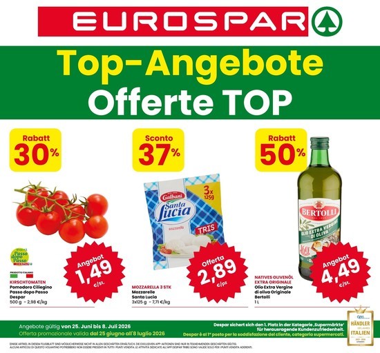 Eurospar - Offerte Top