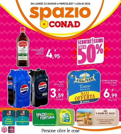 Spazio Conad - SCONTATISSIMI FINO AL 50%