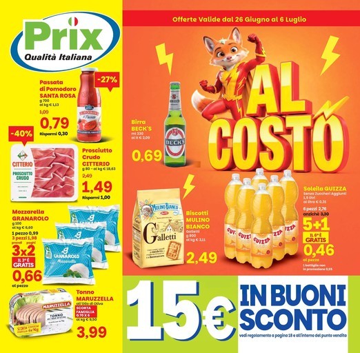 Prix - Al costo