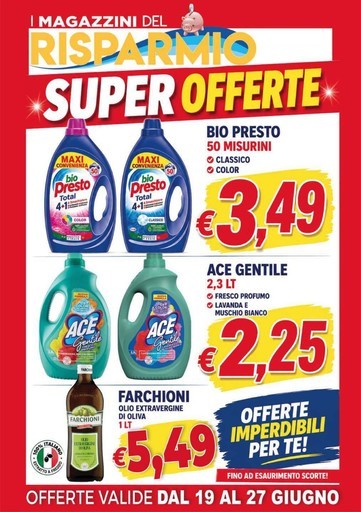 Volantino Magazzini del Risparmio