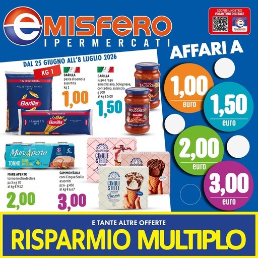 Emisfero - Affari a 1,00 1,50 2,00 3,00 euro
