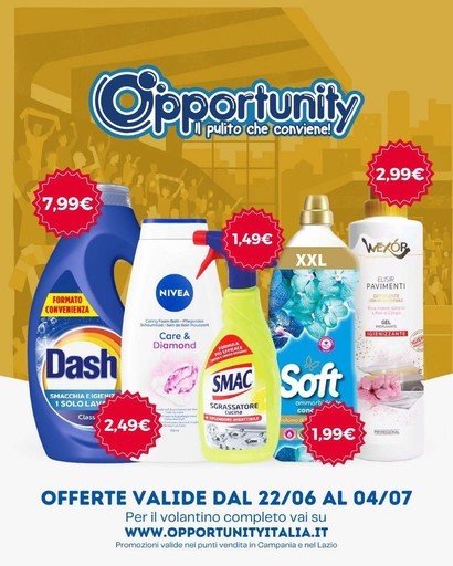 Volantino Opportunity Shop