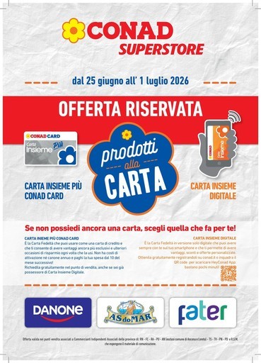 Conad Superstore - PRODOTTI ALLA CARTA
