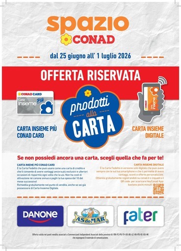 Spazio Conad - PRODOTTI ALLA CARTA