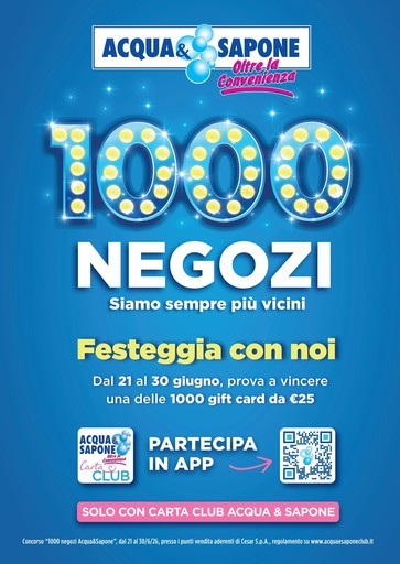 Volantino Acqua e Sapone