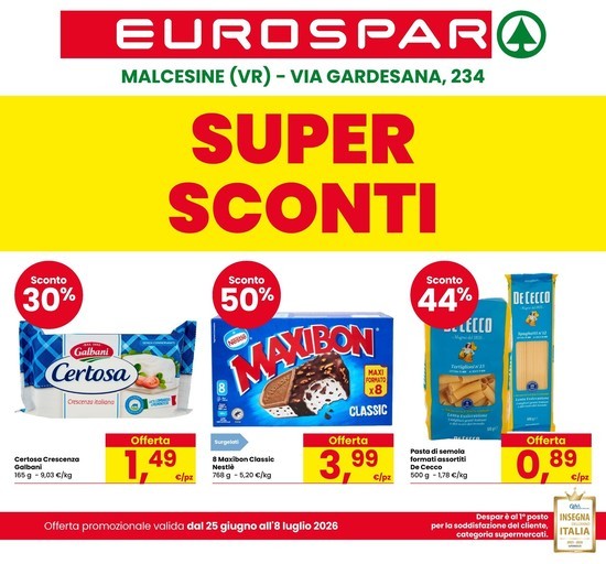 Eurospar - Super sconti