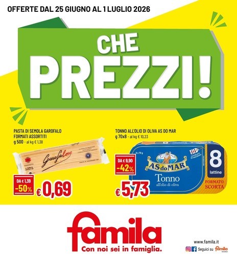 Famila - CHE PREZZI!