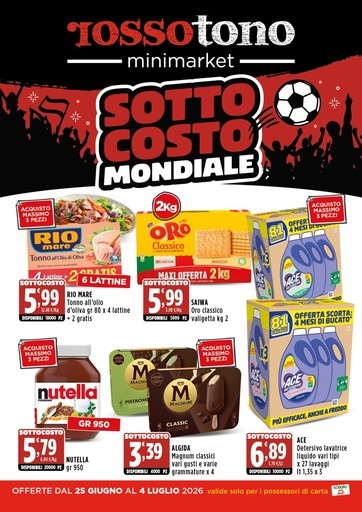 Volantino Rossotono Minimarket