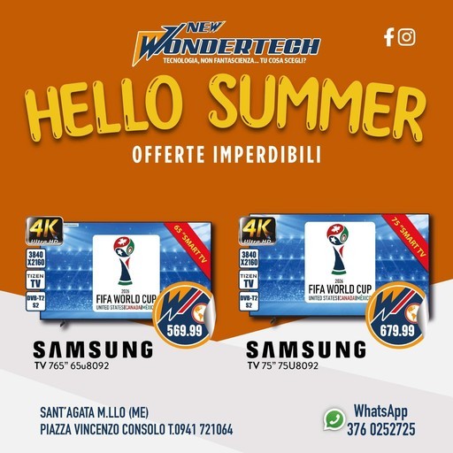 Volantino New Wondertech
