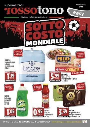 Volantino Supermercati Rossotono Easy