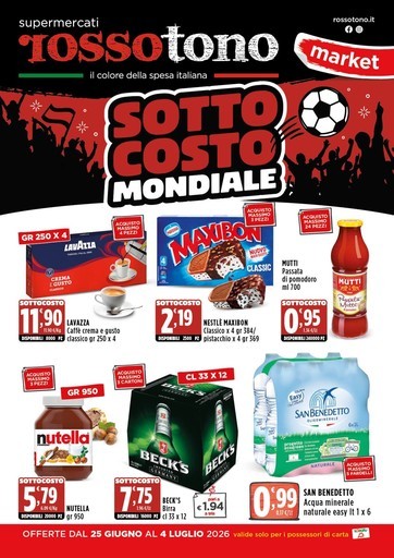 Volantino Supermercati Rossotono Market