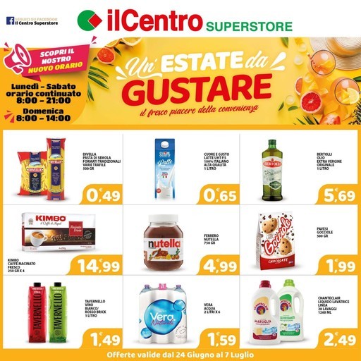 Volantino Il Centro Superstore
