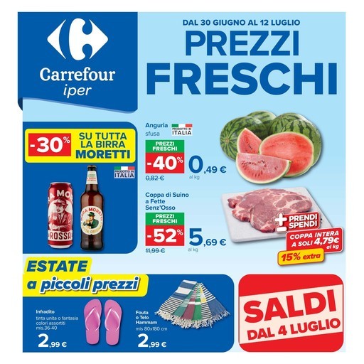 Volantino Carrefour Iper