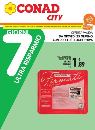 Volantino Conad City