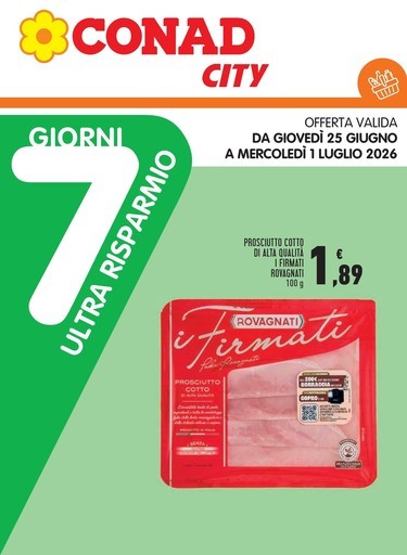 Volantino Conad City