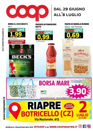 Coop - dal 29 GIUGNO AAll'8 LLUGLLIO