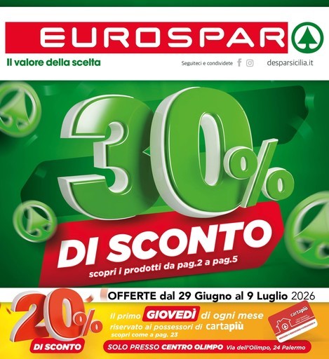 Eurospar - 30% di sconto