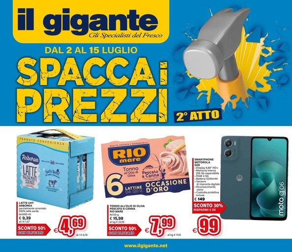 Volantino Il gigante
