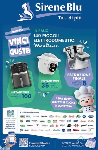 Volantino Sirene Blu