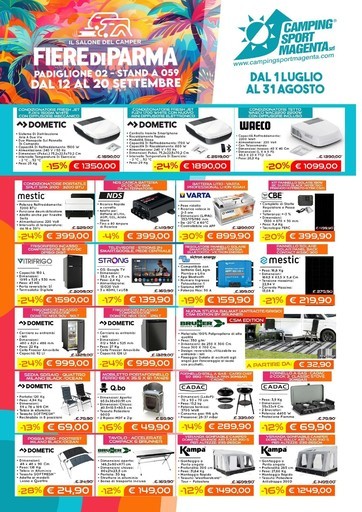 Camping Sport Magenta - Offerte Camping Sport Magenta