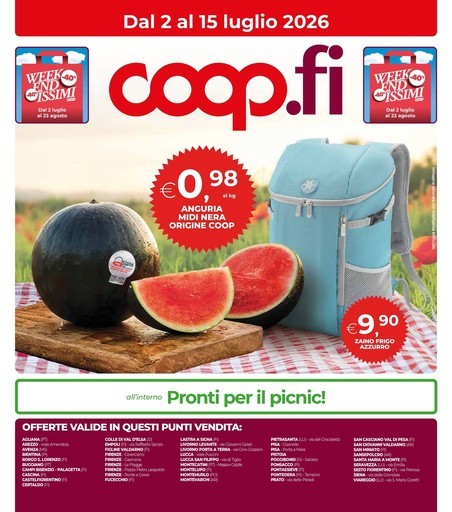 Coop - Dal 2 al 15 luglio 2026