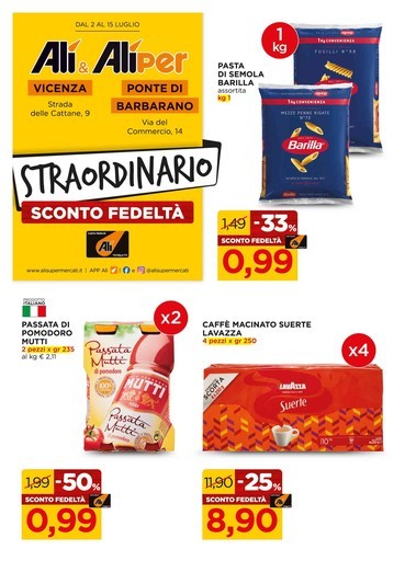 Volantino Alì Supermercati