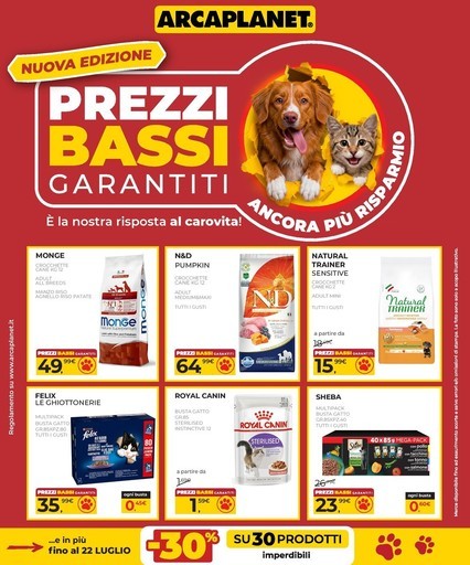 Volantino Arcaplanet