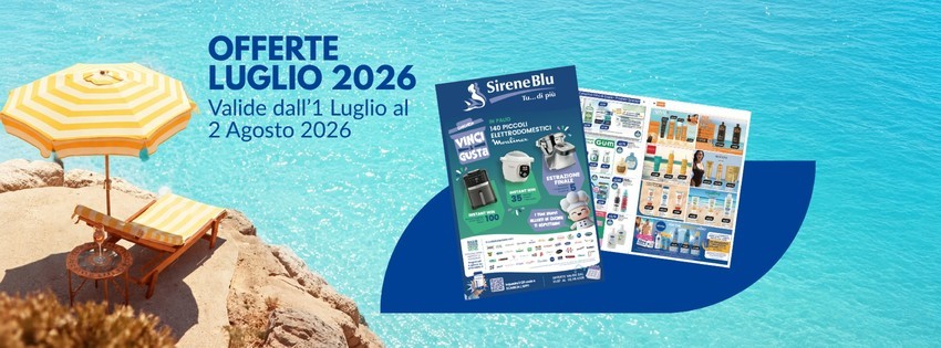 Volantino Sirene Blu