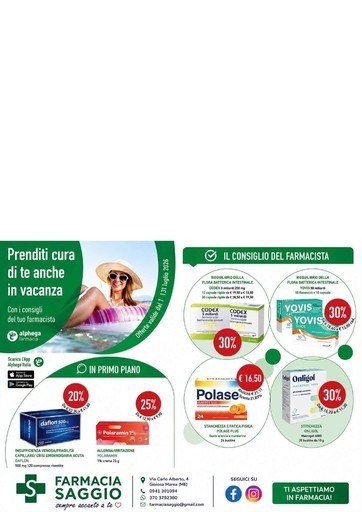 Volantino Farmacia Saggio