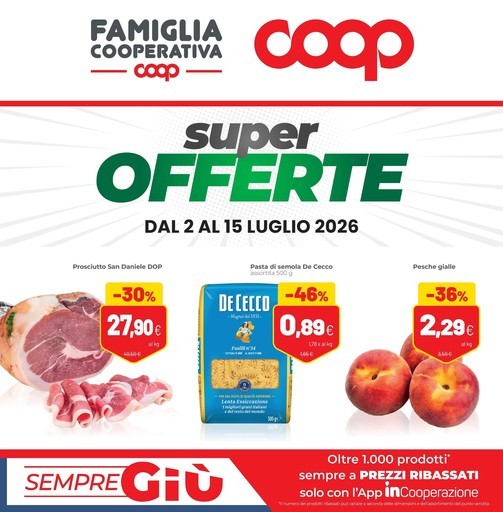 Volantino Coop