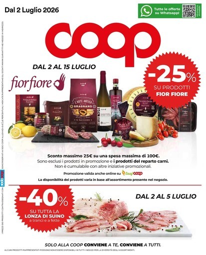 Coop - -25% sui prodotti fior fiore