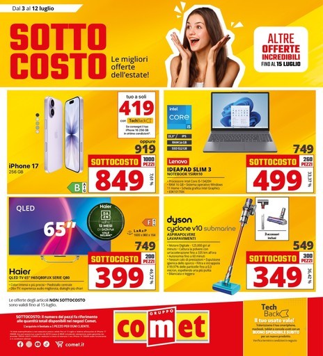 Volantino Comet