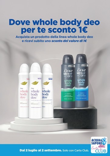 Volantino Acqua e Sapone