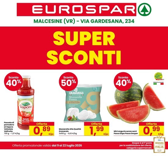 Eurospar - Super sconti