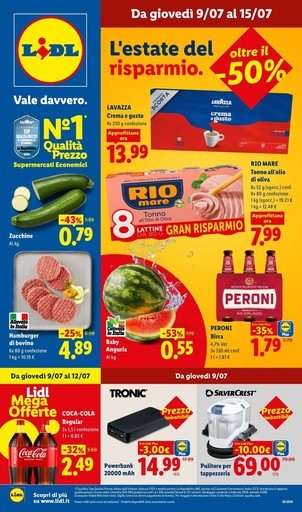 Lidl - L'estate del risparmio. Oltre il -50%