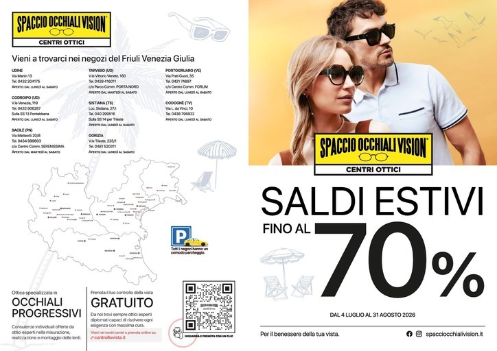 Volantino Spaccio Occhiali Vision