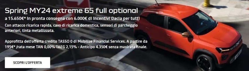Dacia - Spring MY24 extreme 65 full optional