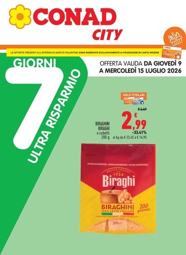 Volantino Conad City