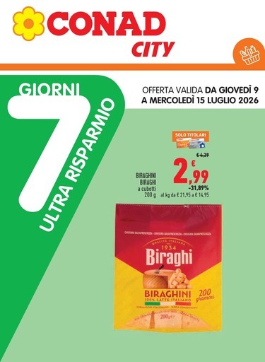 Volantino Conad City