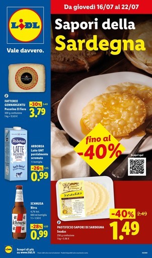 Lidl - Sapori della Sardegna
