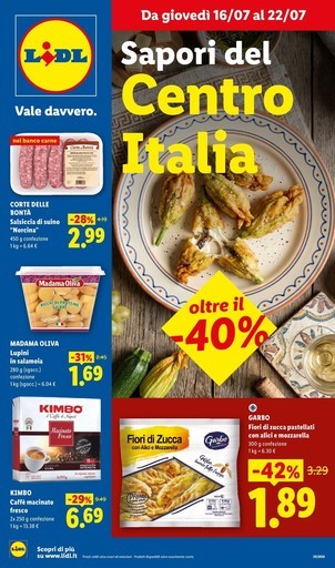 Lidl - Sapori del Centro Italia