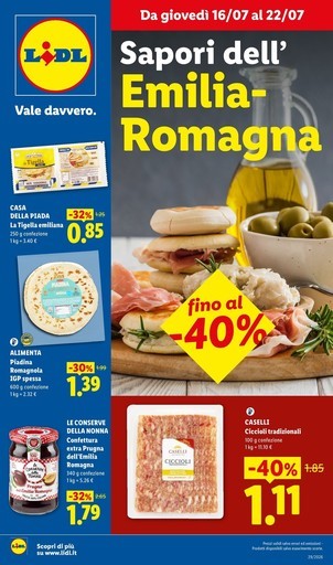 Lidl - Sapori dell’ Emilia-Romagna