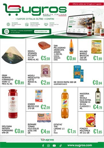 Sugros - I sapori d'italia oltre i confini