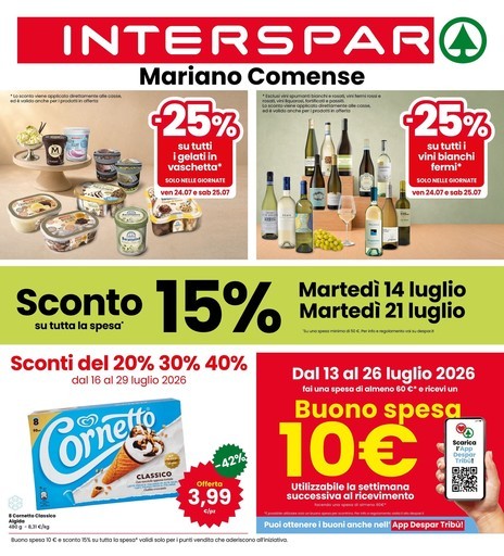 Interspar - Sconti del 20%30%40%