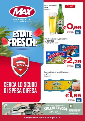 Volantino Max Supermercati